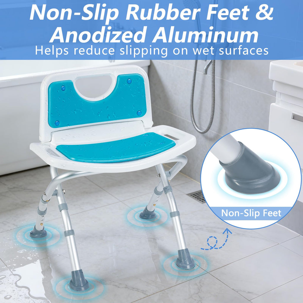 Folding Shower Chair with EVA Padded Seat E22894