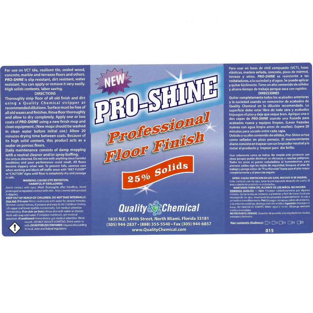 Wet-Look Floor Finish Wax 128 oz U168264
