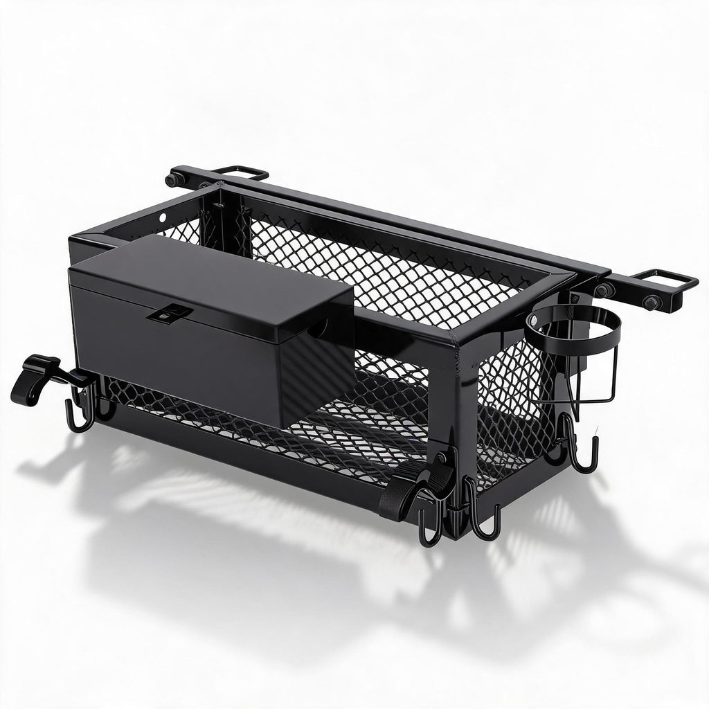 Black Tractor Tool Box Basket Attachment Y45224