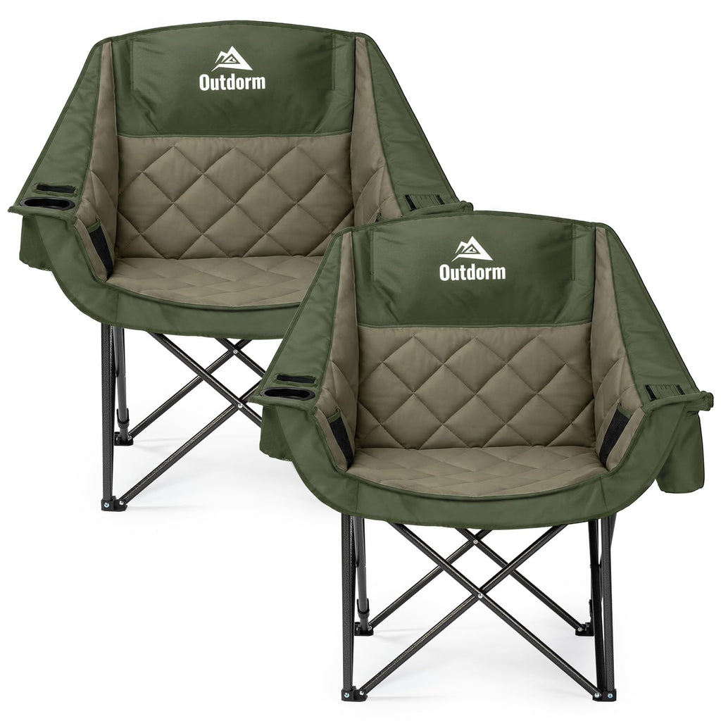 Oversized Camping Chairs 2 Pack D5304