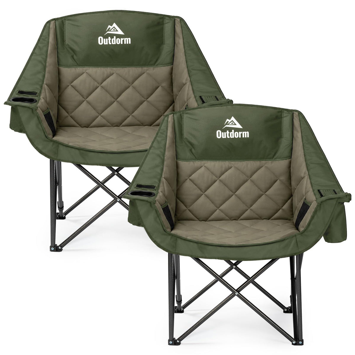 Oversized Camping Chairs 2 Pack D5304