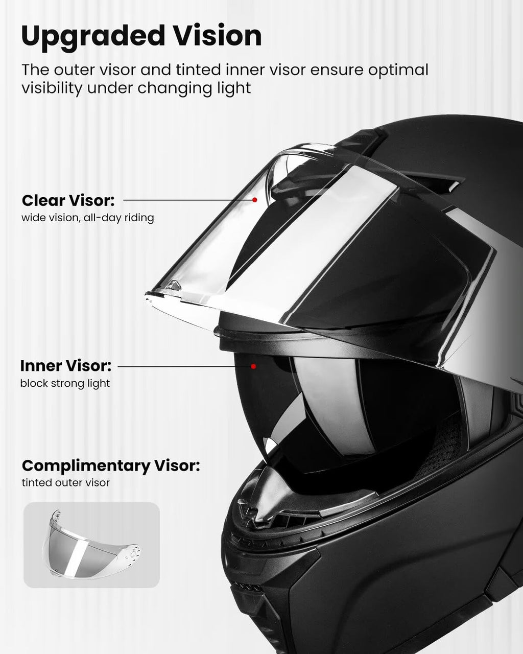Modular Motorcycle Helmet Y2449