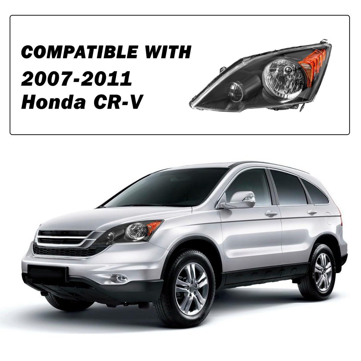 Black Headlight Replacement M704686