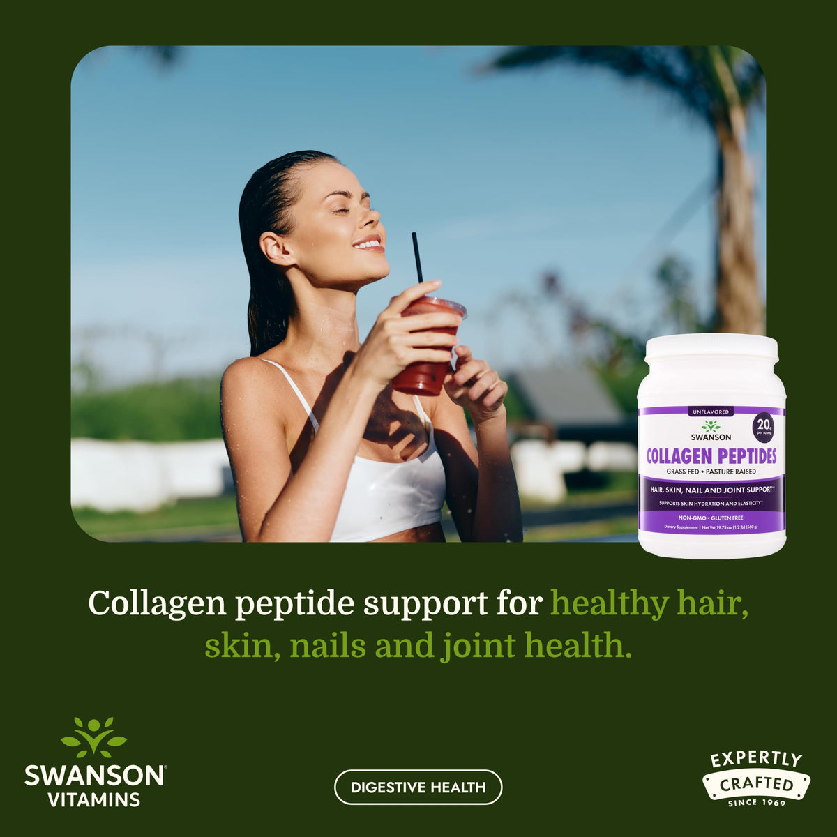 Collagen Peptides Unflavored 19.75 oz Powder C89272