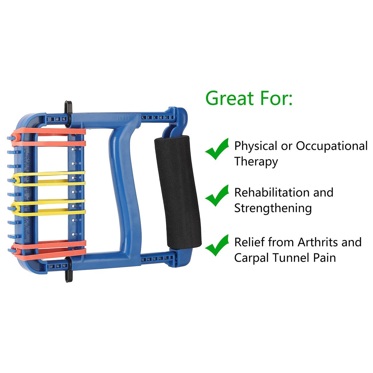 Hand Exerciser Grip Strengthener Blue U50748