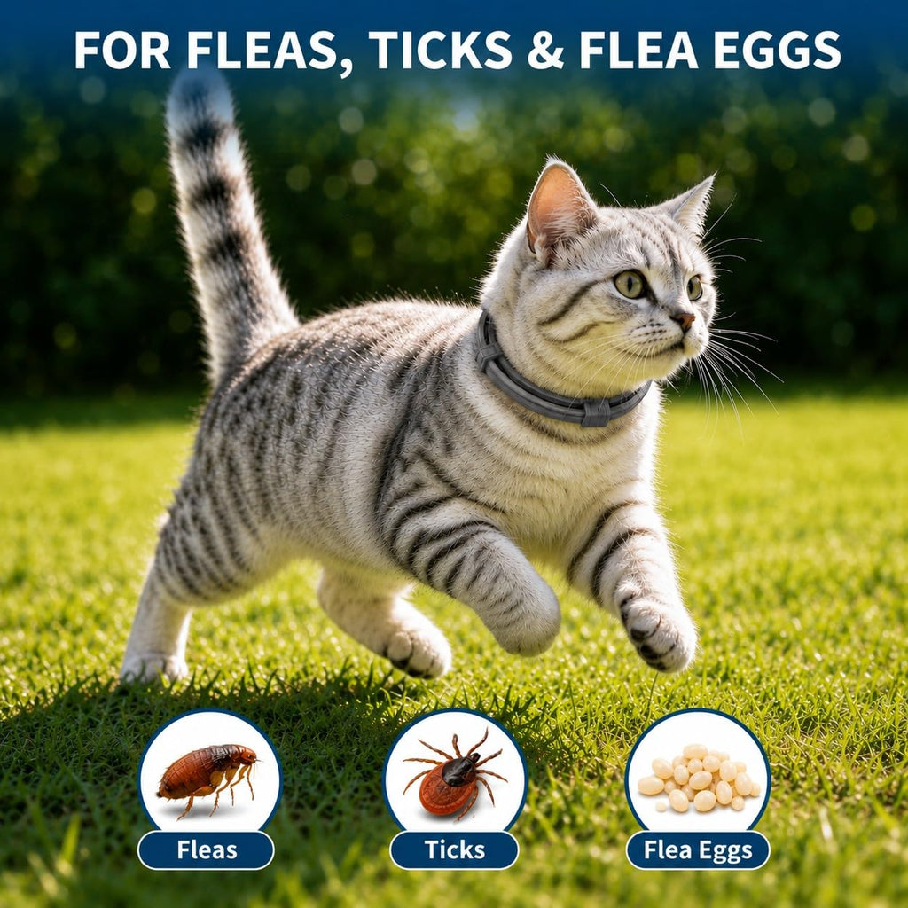 Cat Flea and Tick Collar 4 Pack X8851