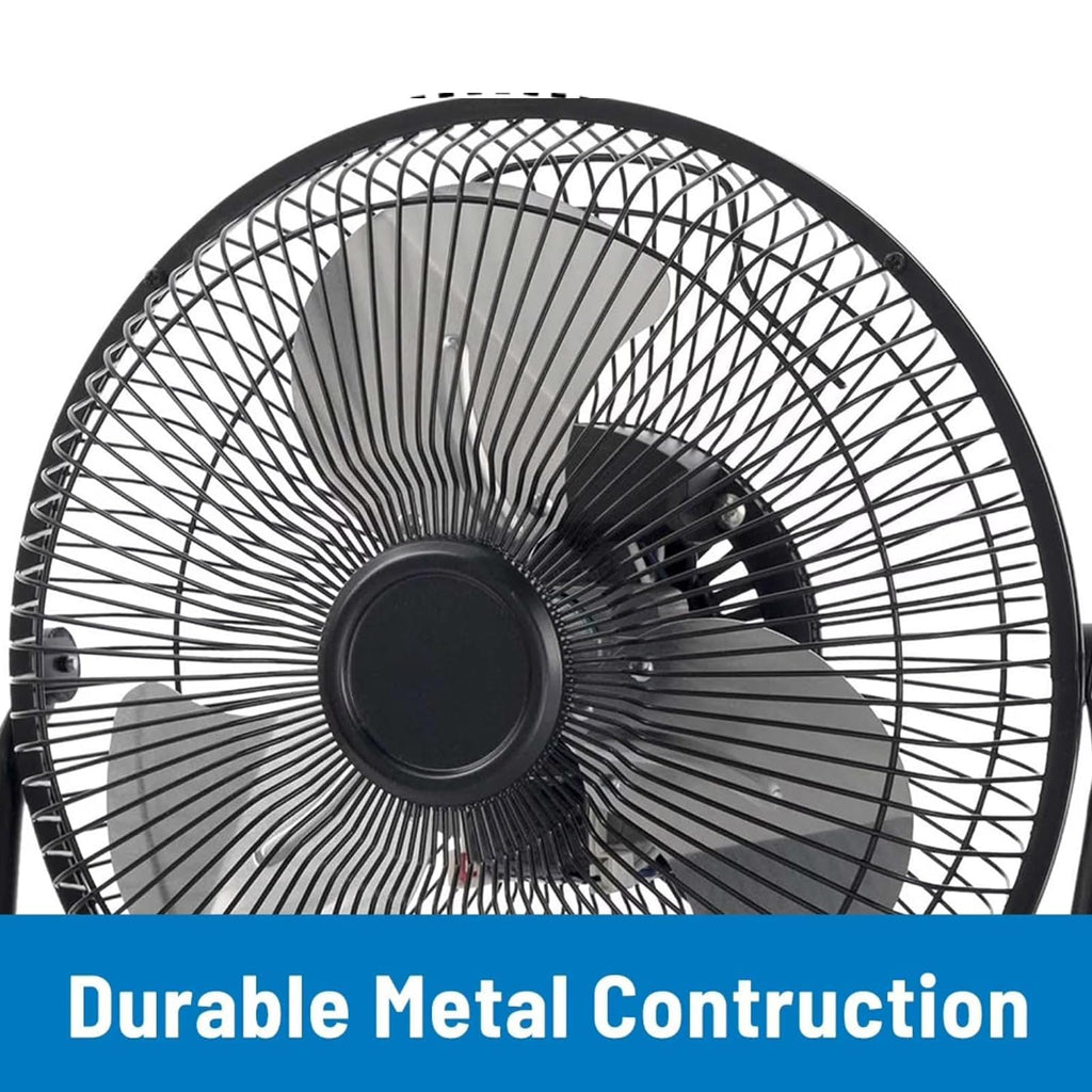 8 Inch 3-Speed High Velocity Metal Floor Fan M1438