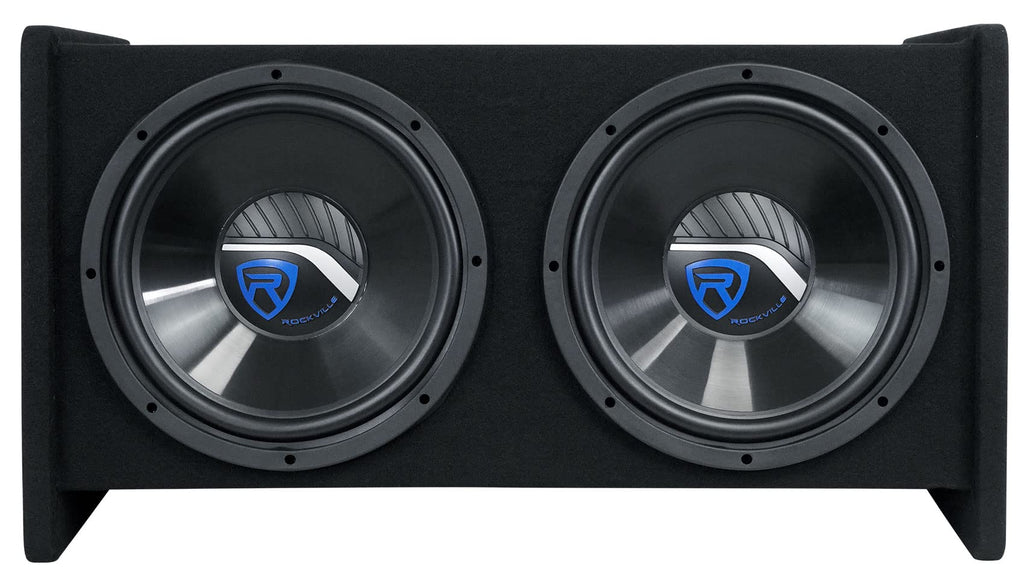 Dual 12" Car Audio Subwoofers Vented Enclosure T26638
