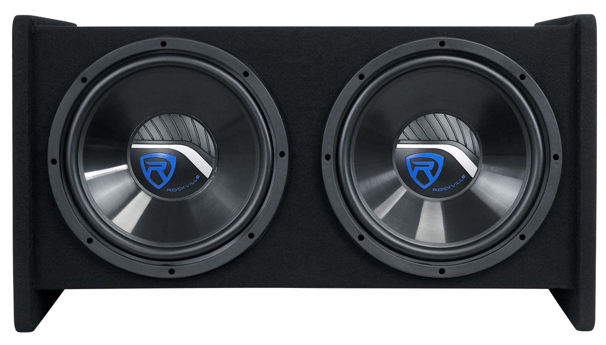 Dual 12" Car Audio Subwoofers Vented Enclosure T26638