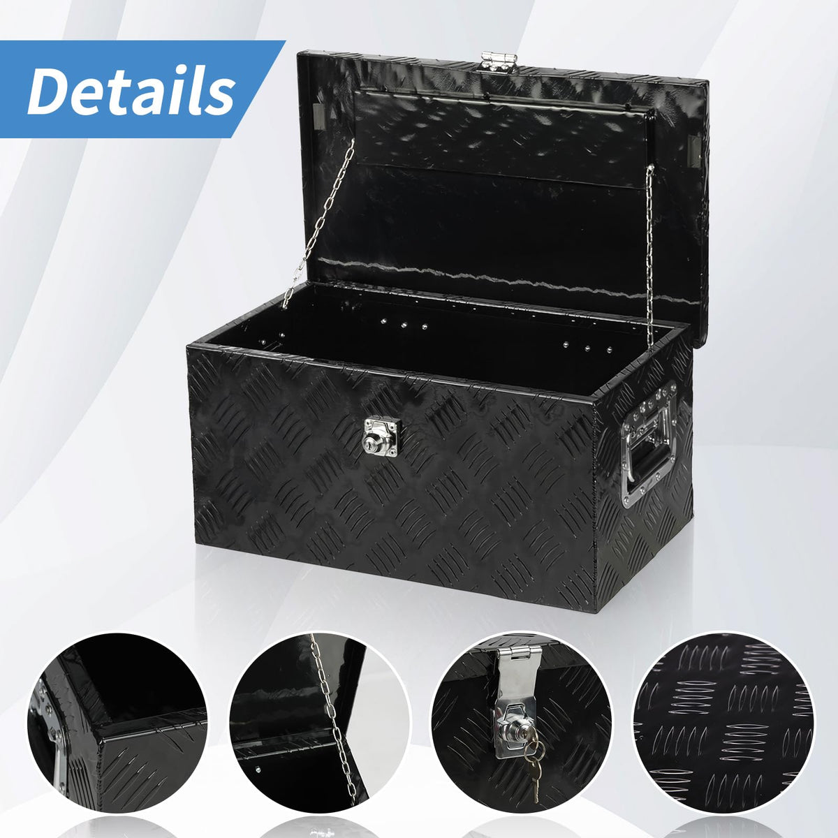 30 Inch Aluminum Truck Tool Box Lockable C529483