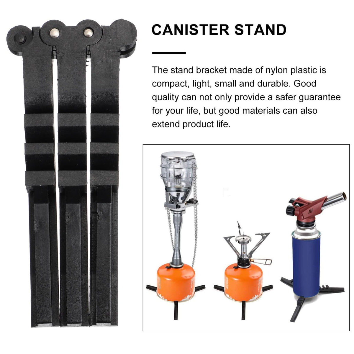 Folding Camping Stove Stand Tripod Fuel Can Stabilizer Y4398
