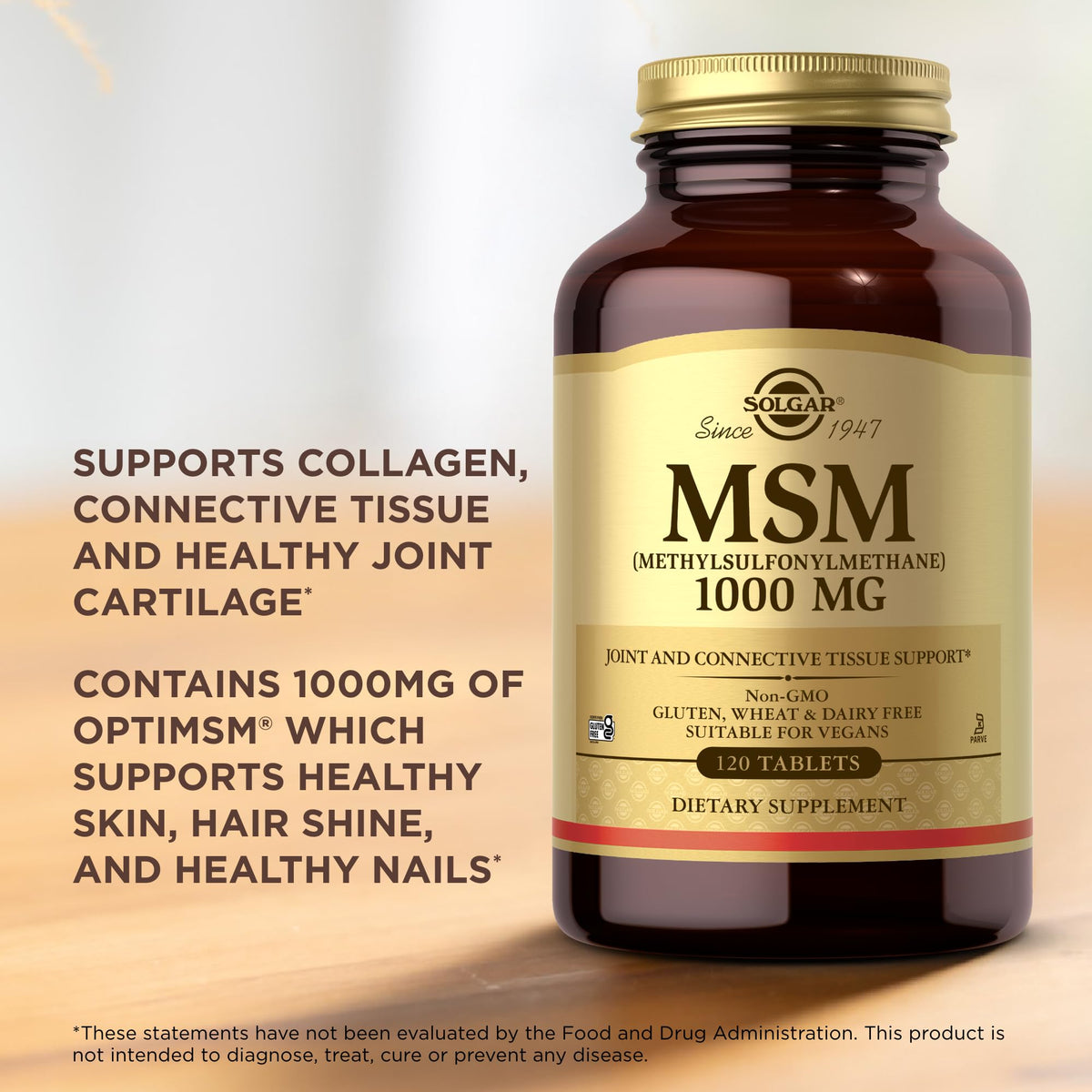 MSM 1000 mg 120 Tablets T877