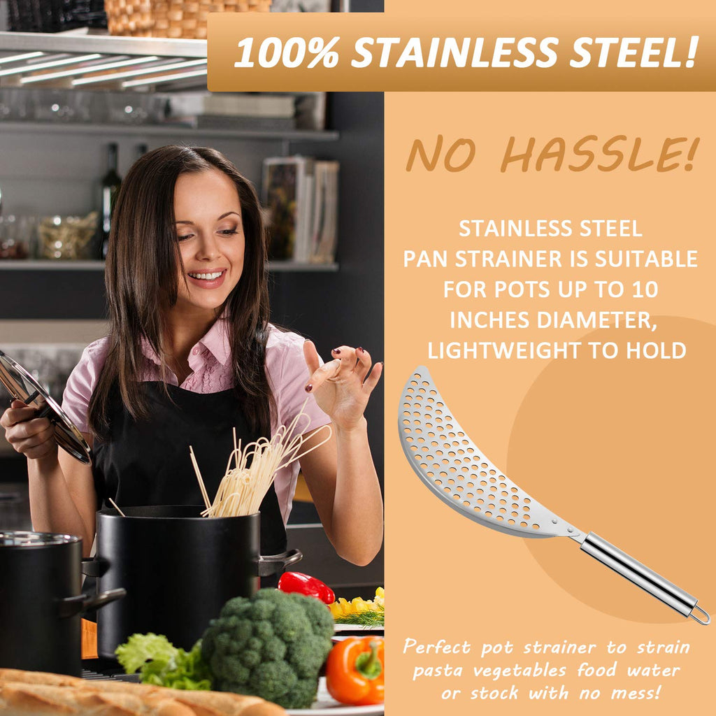 2 Pieces Pot Strainer with Handle G88279
