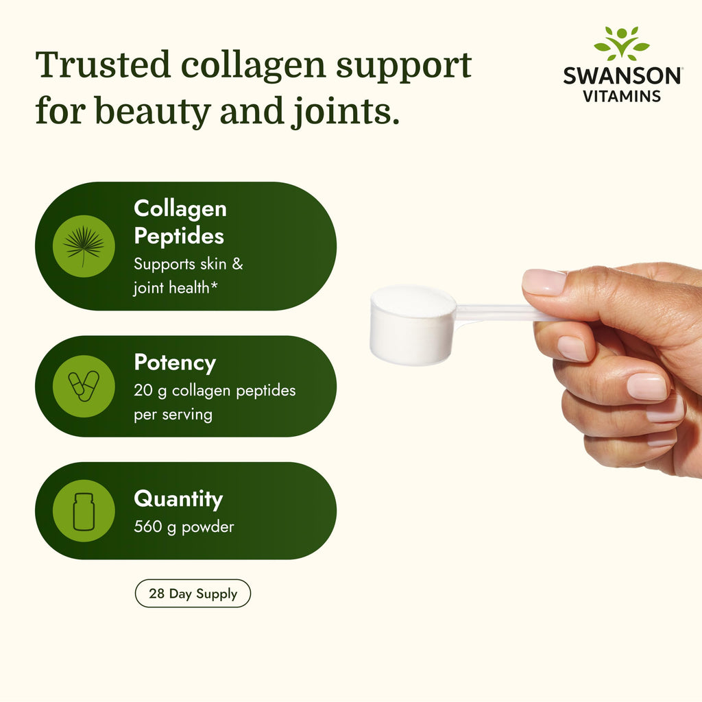 Collagen Peptides Unflavored 19.75 oz Powder C89272