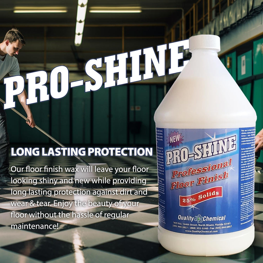 Wet-Look Floor Finish Wax 128 oz U168264
