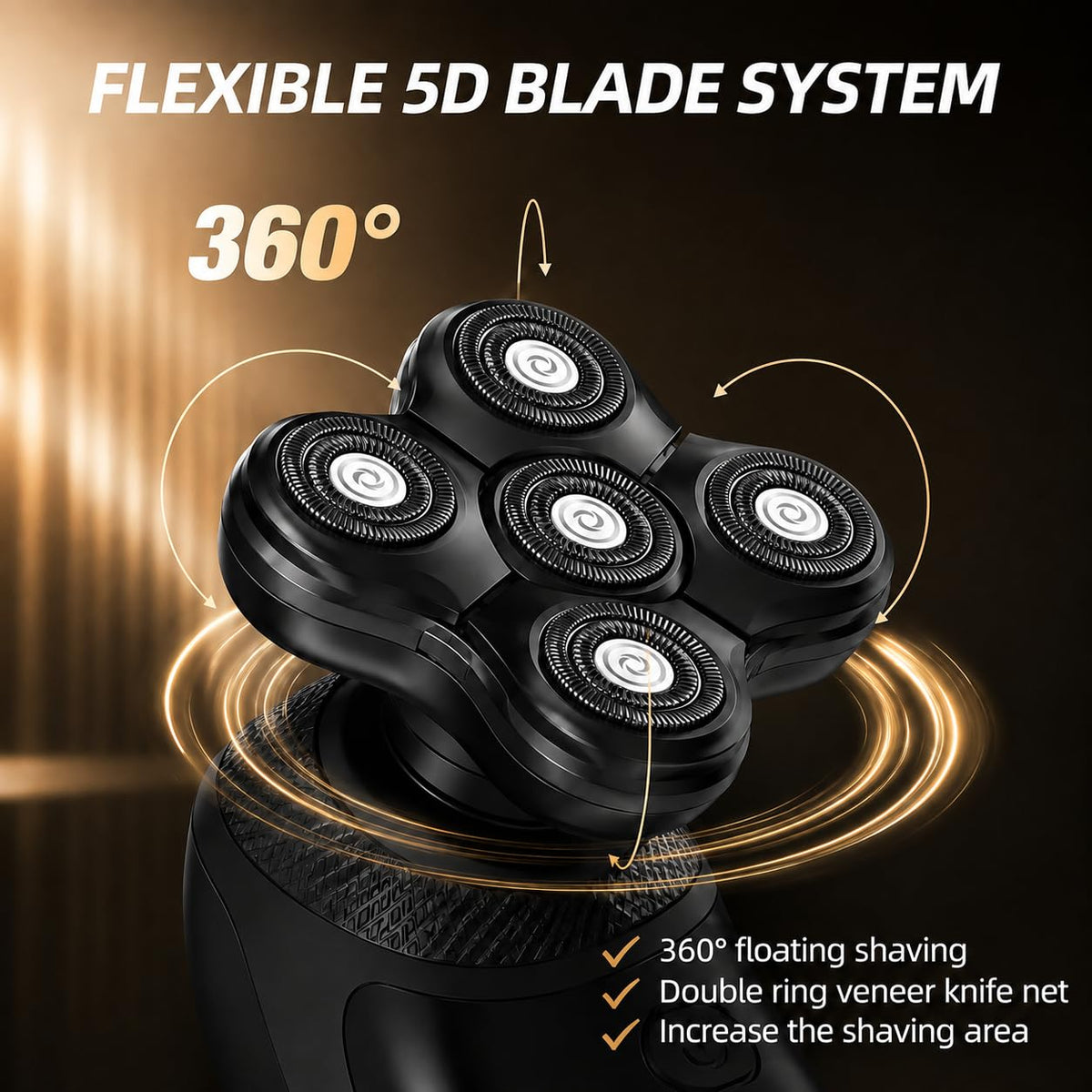 5 Head Replacement Blade for Electric Razor Shaver I659