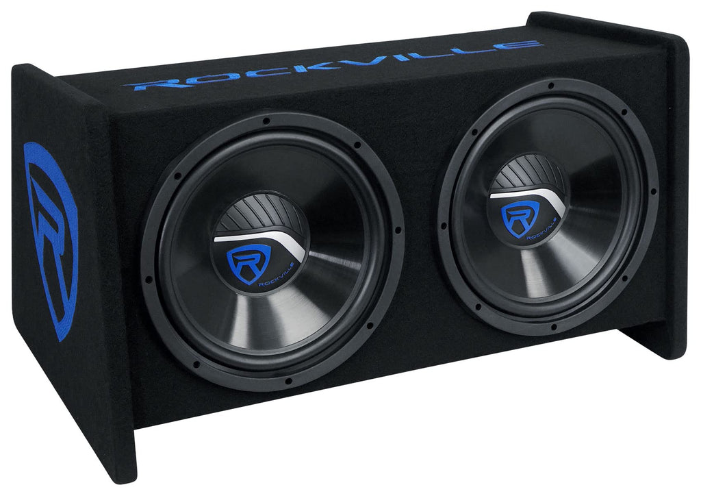 Dual 12" Car Audio Subwoofers Vented Enclosure T26638