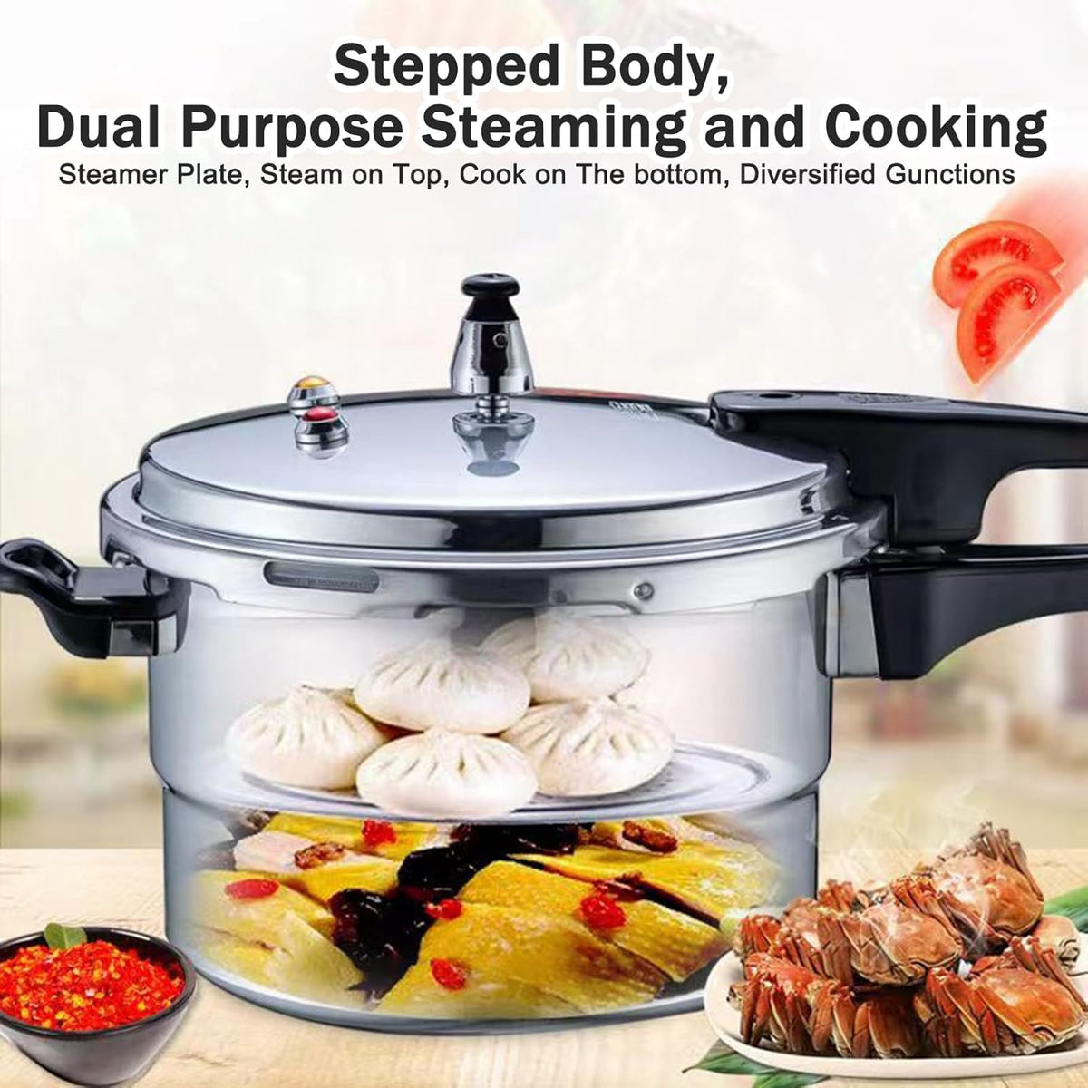 4.2 Quart Aluminum Pressure Cooker H573