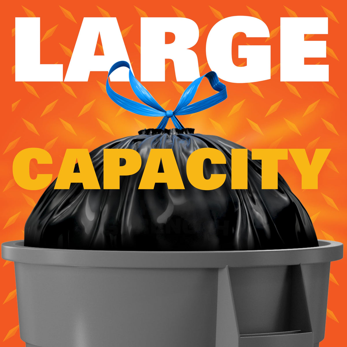 39 Gallon Black Heavy Duty Trash Bags L411