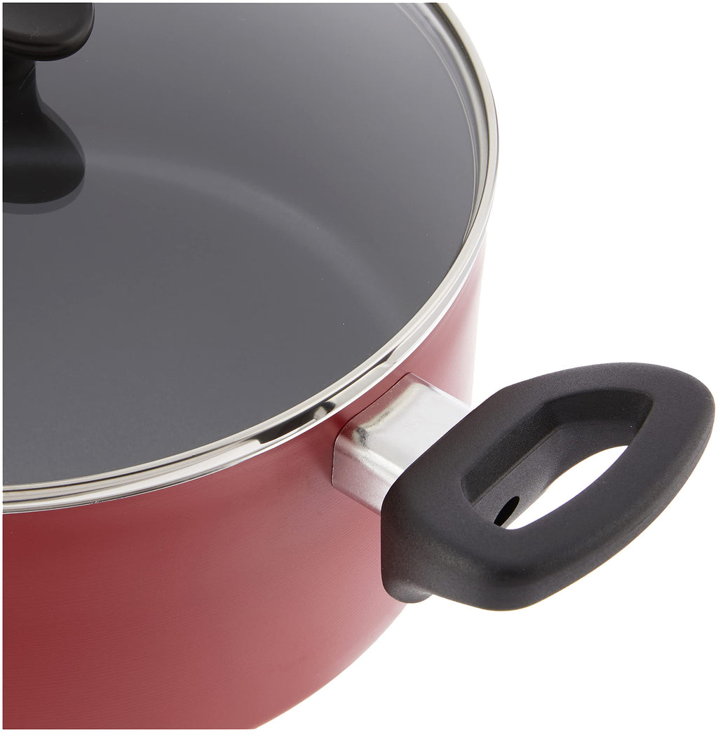 12 Piece Nonstick Red Cookware Set M955974