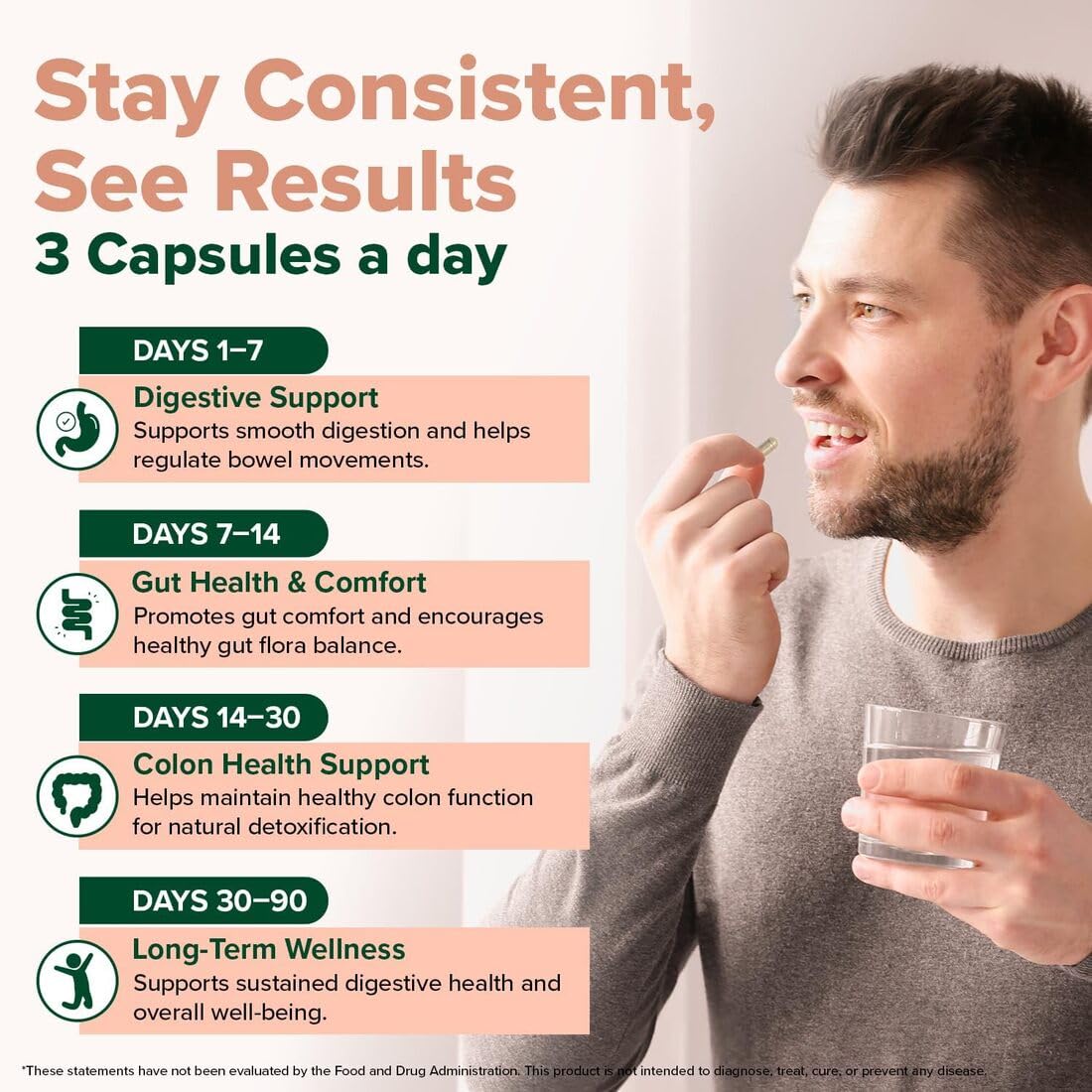 Psyllium Husk Capsules 1800 mg with Probiotics 90 Veggie Capsules Q52736