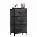 Black 3 Drawer Wood Dresser H70496