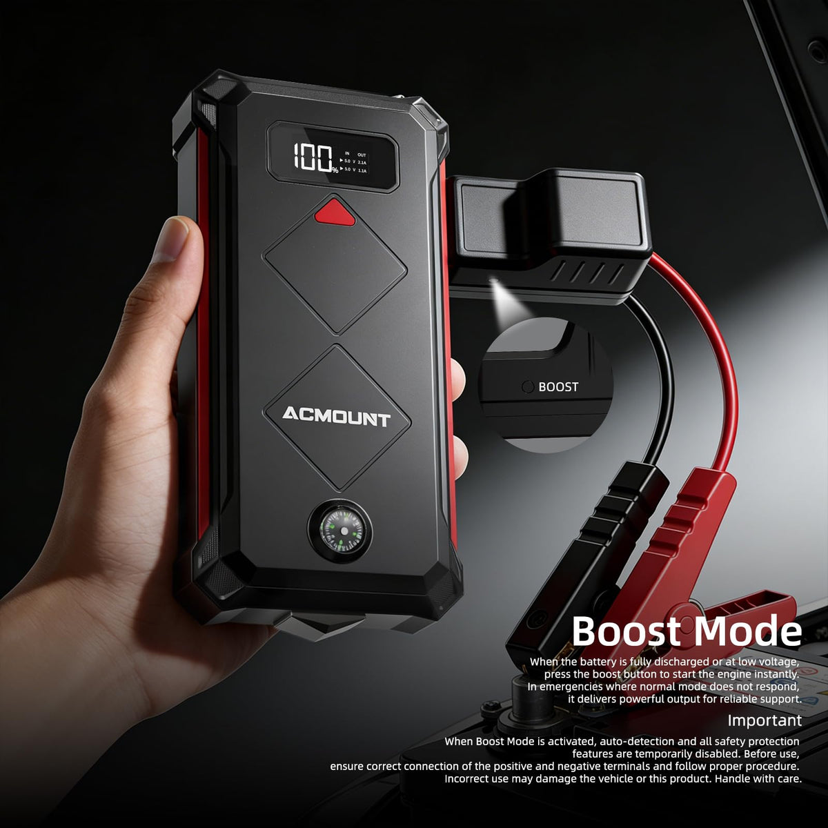 5000A Car Battery Jump Starter X401763
