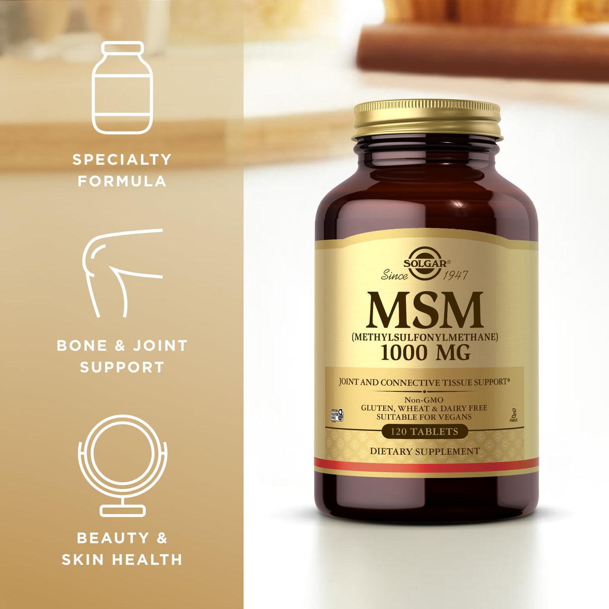 MSM 1000 mg 120 Tablets T877