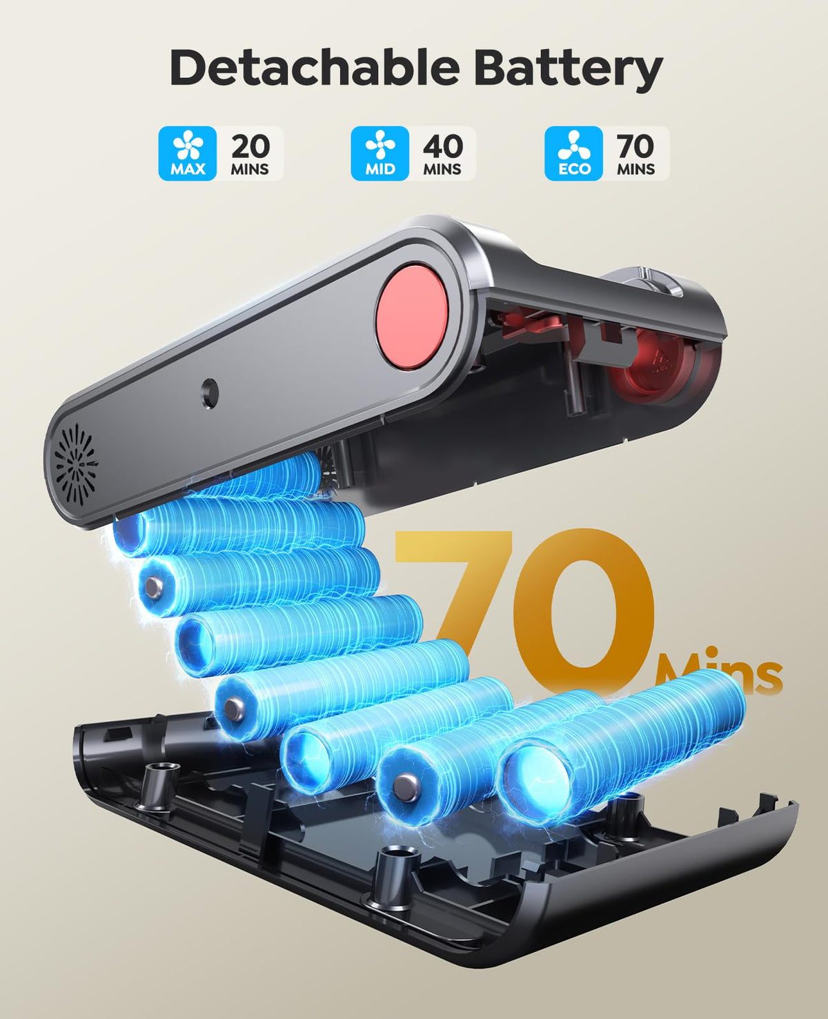 Cordless Stick Vacuum Cleaner 55KPa 650W I27216