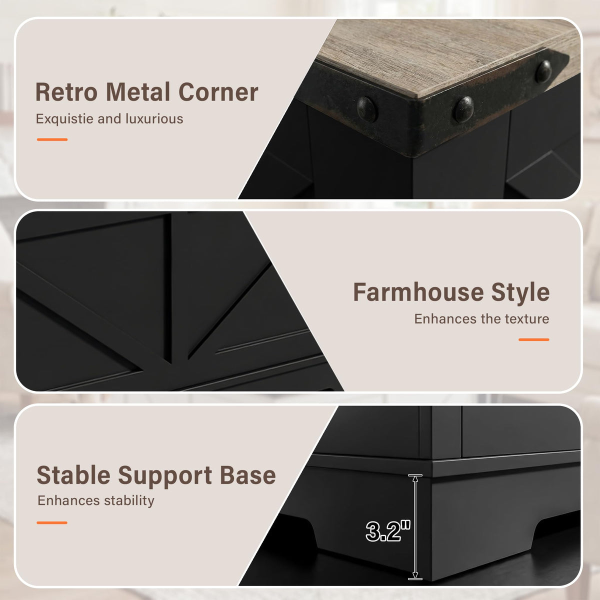 Black Lift Top Wood Coffee Table with Storage L98183