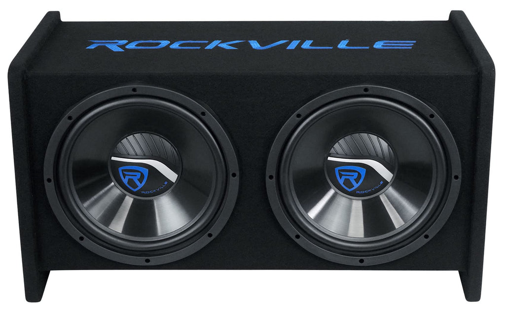 Dual 12" Car Audio Subwoofers Vented Enclosure T26638