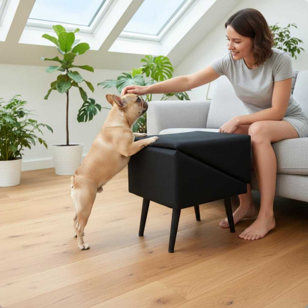 Foldable Non-Slip Wooden Dog Ramp S69465