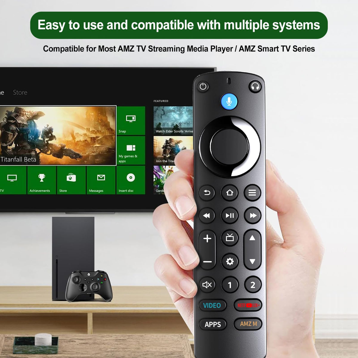 Voice Remote Pro with Remote Finder and Headphone Function S7885