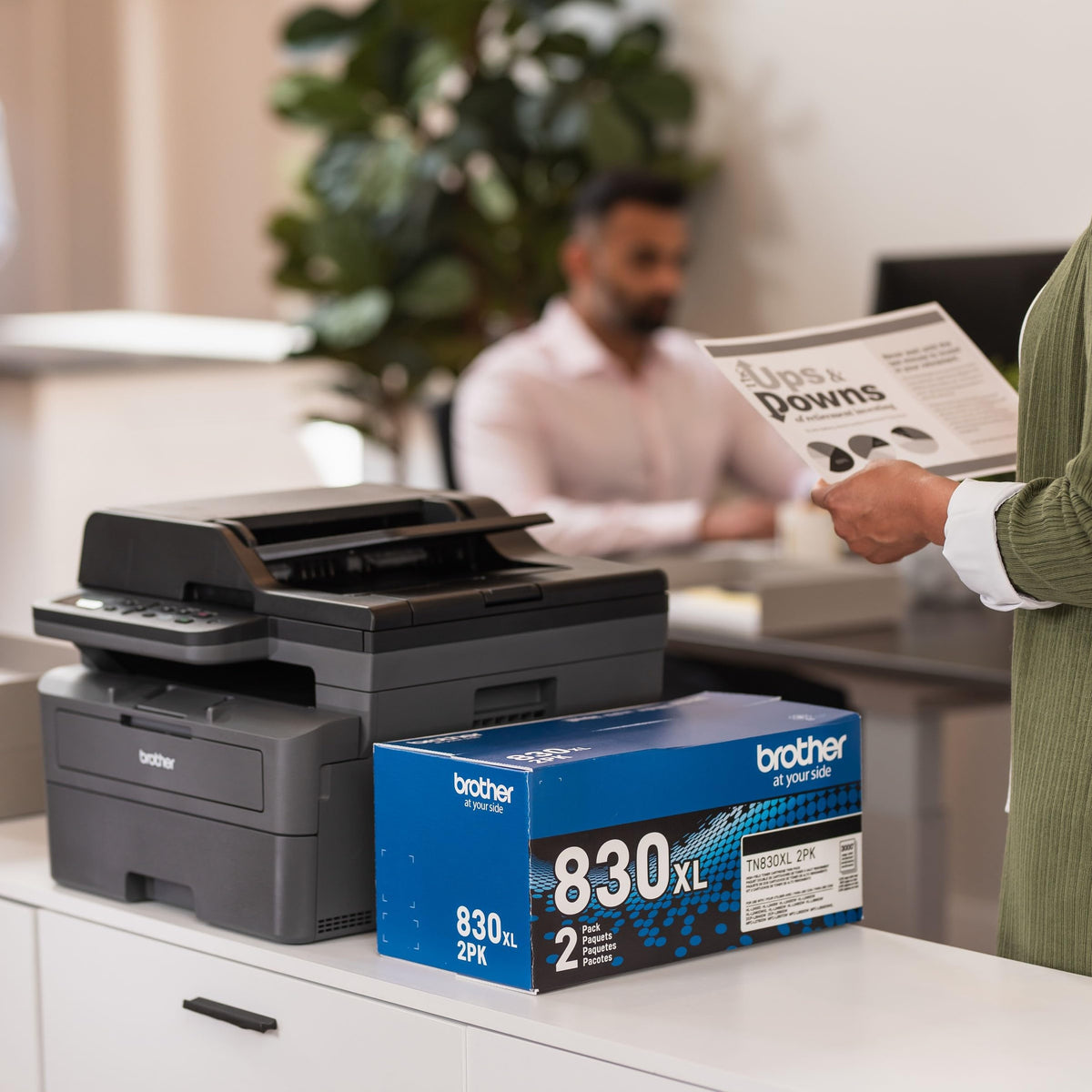 Wireless Compact Monochrome Multi-Function Printer X88853