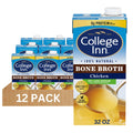 100% Natural Reduced Sodium Chicken Bone Broth 32 Oz (Pack of 12) J4305