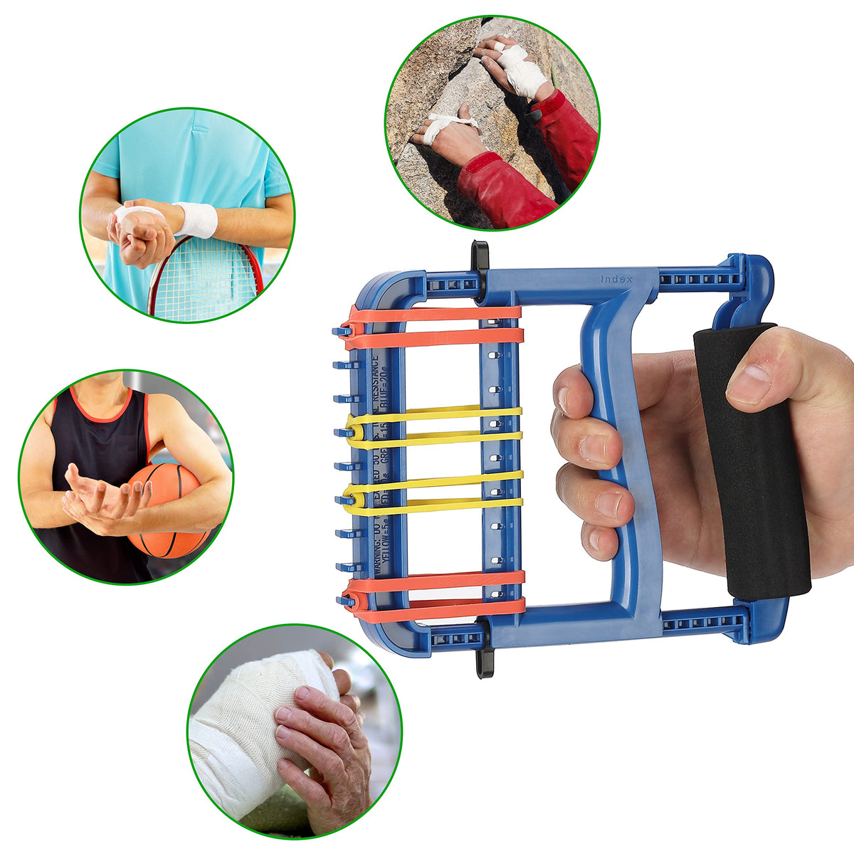 Hand Exerciser Grip Strengthener Blue U50748