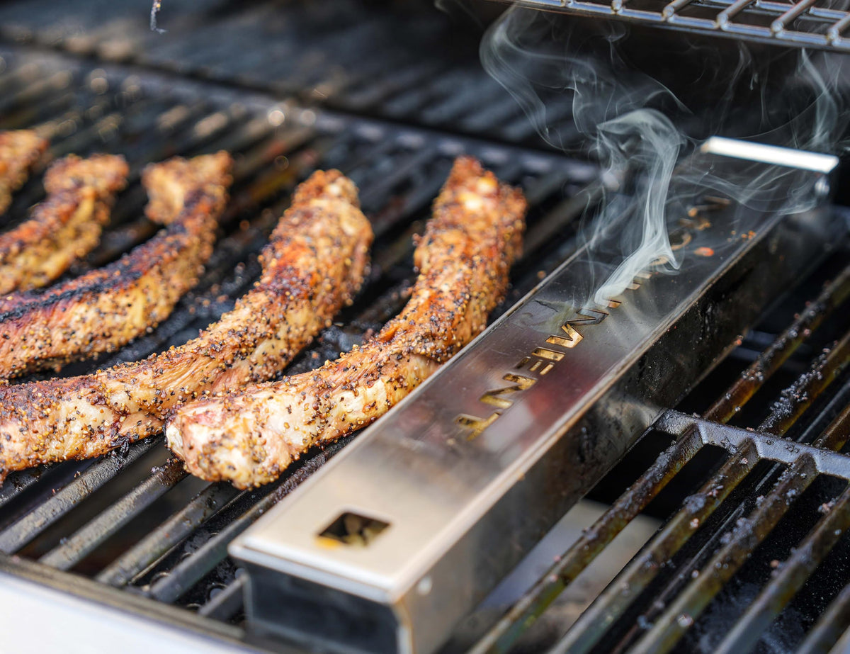 6+1 Burner Propane Gas Grill Stainless Steel 78,000 BTU with Side Sear Burner U9864