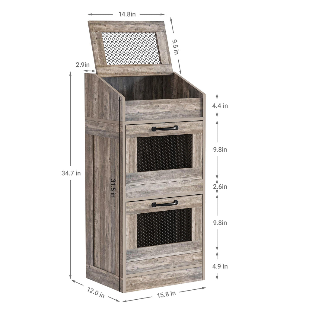Potato Storage Bin with Lid N396955