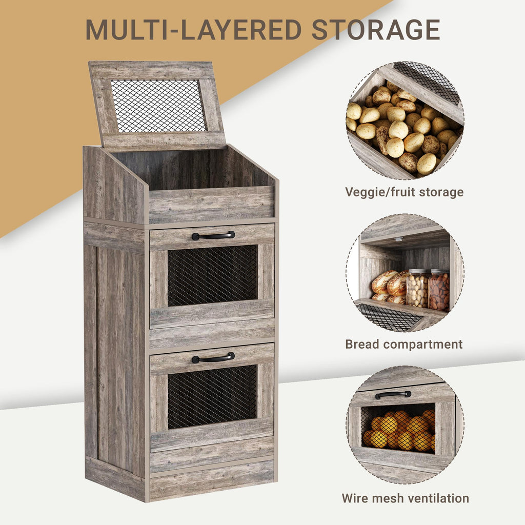Potato Storage Bin with Lid N396955