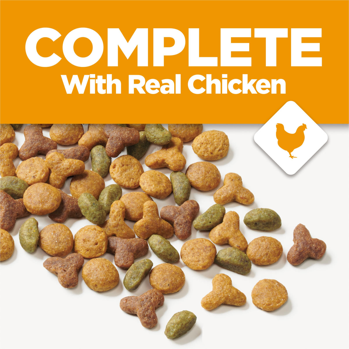 High Protein Dry Cat Food with Real Chicken 20 Pounds T711