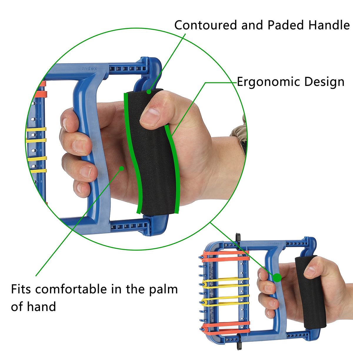Hand Exerciser Grip Strengthener Blue U50748