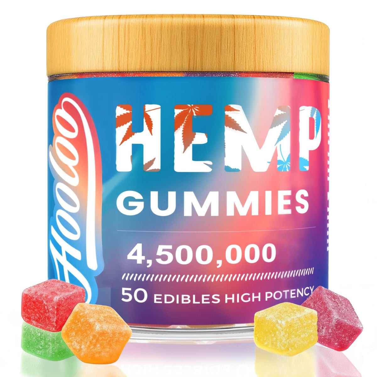 Hemp Gummies 6 Fruity Flavors I61627