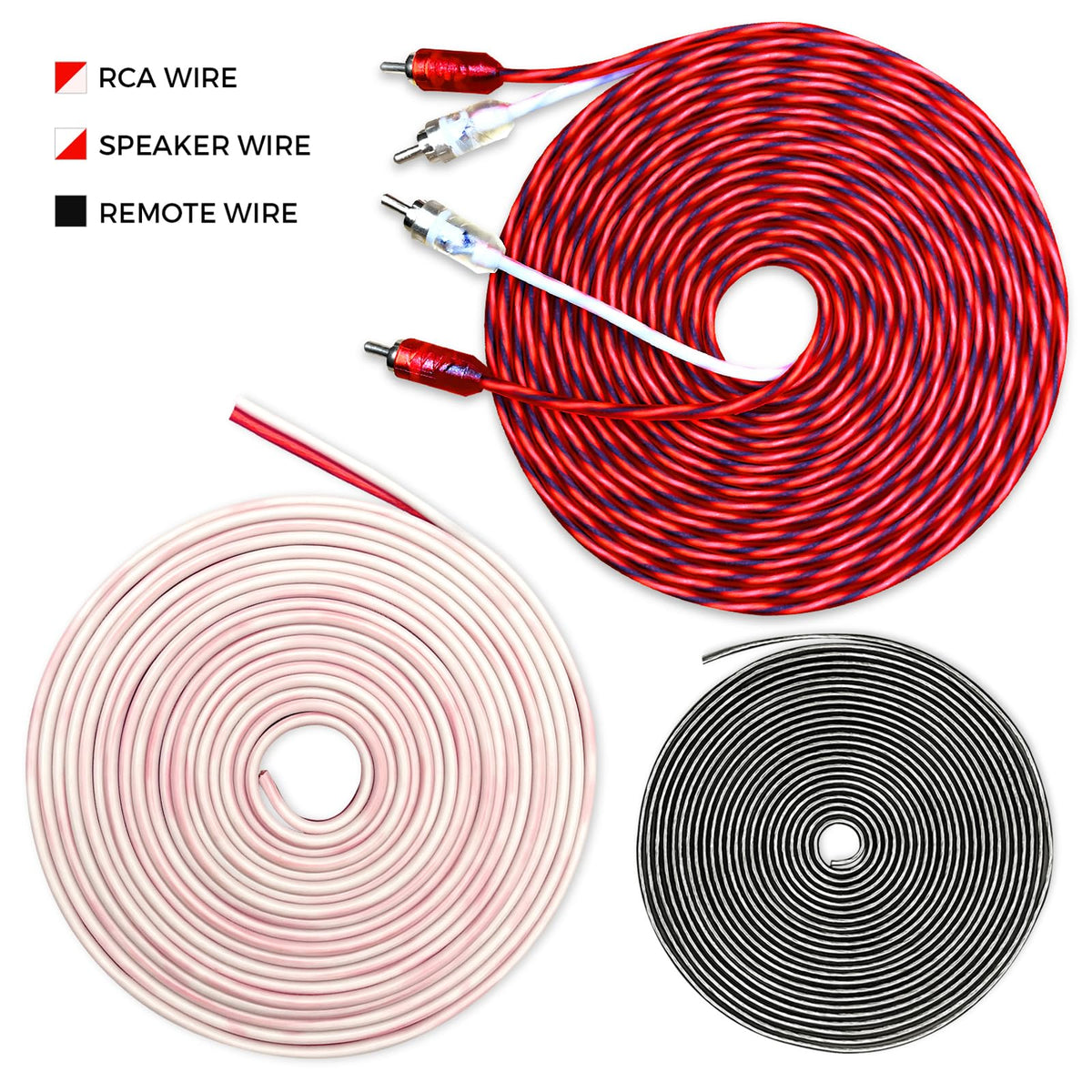 1/0 Gauge CCA Amp Wiring Install Kit L8061