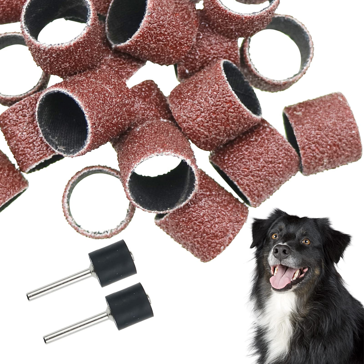 26 Pack Nail Grinder Replacement Kit Sanding Drum Set J934981