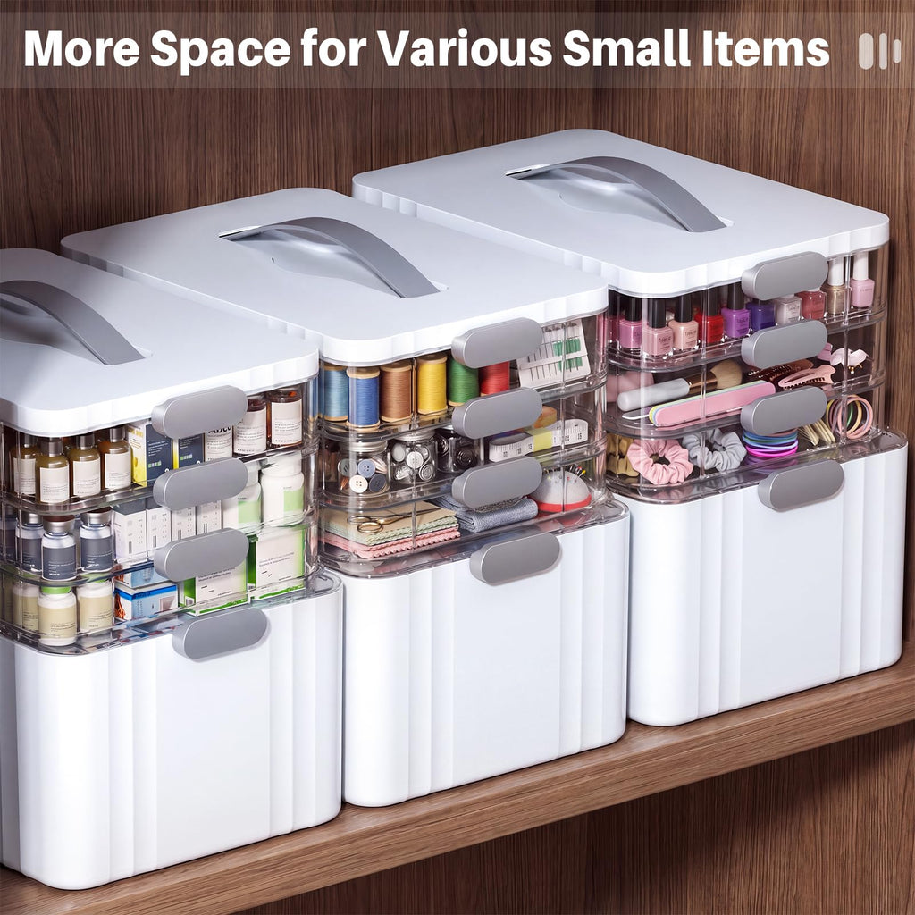 4-Tier Medicine Organizer Storage Box M337789