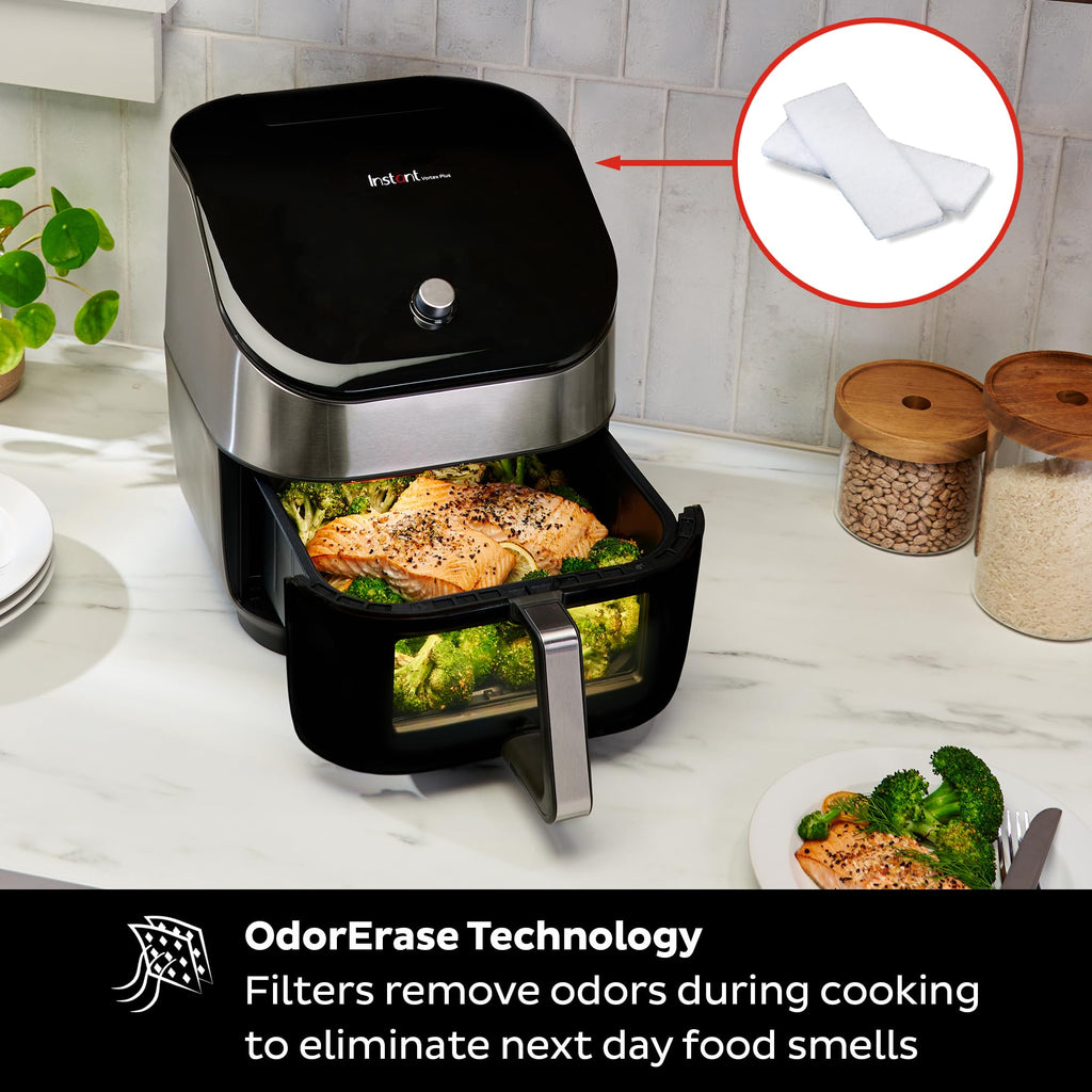 6 Qt 6-in-1 Air Fryer, Black M8197