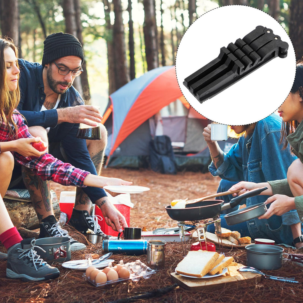 Folding Camping Stove Stand Tripod Fuel Can Stabilizer Y4398
