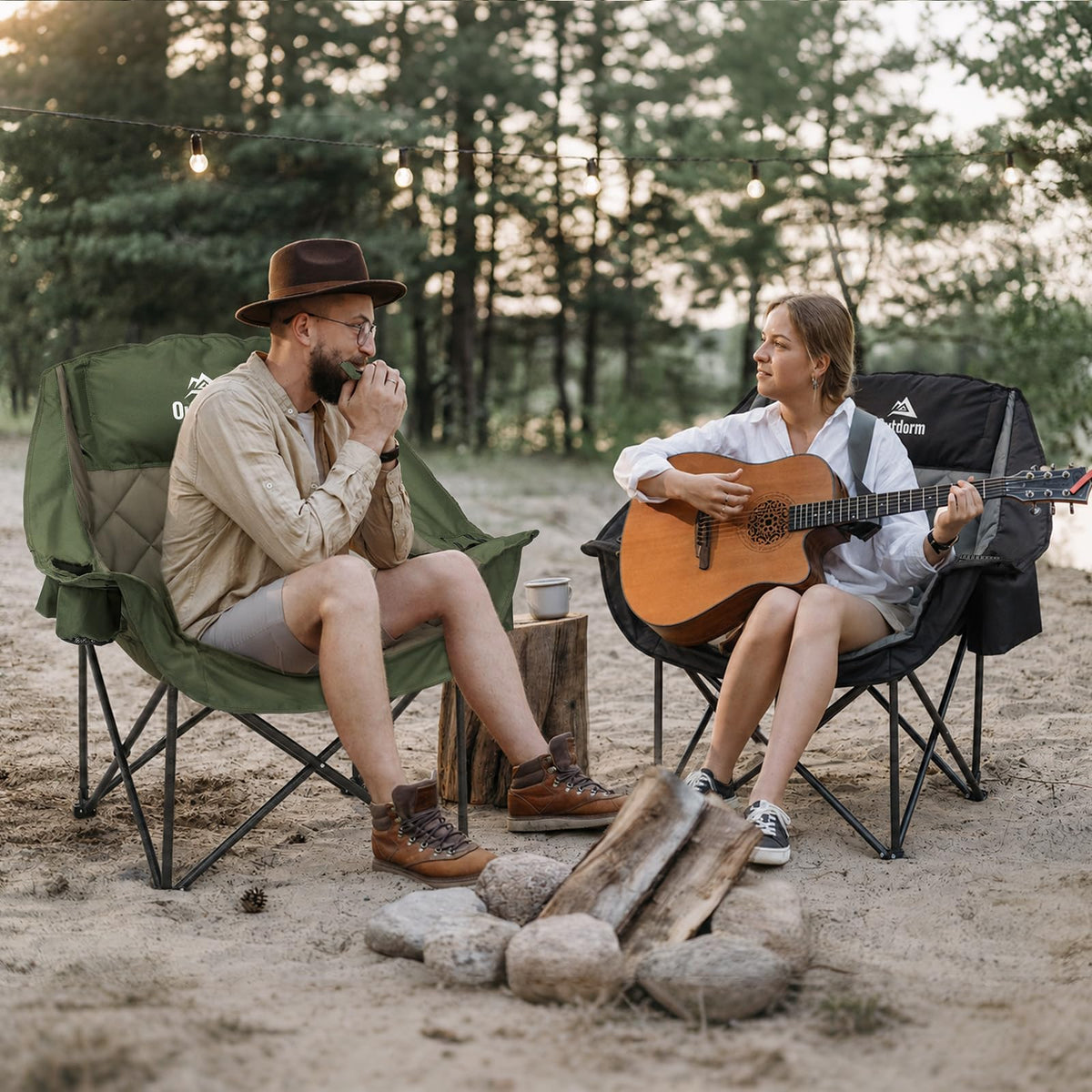 Oversized Camping Chairs 2 Pack D5304