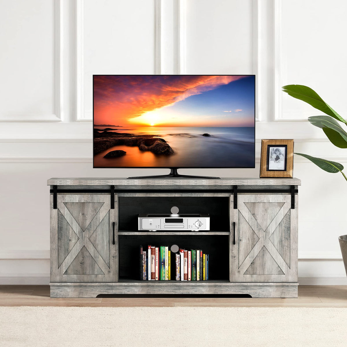 Farmhouse TV Stand for 65 Inch TV D96130
