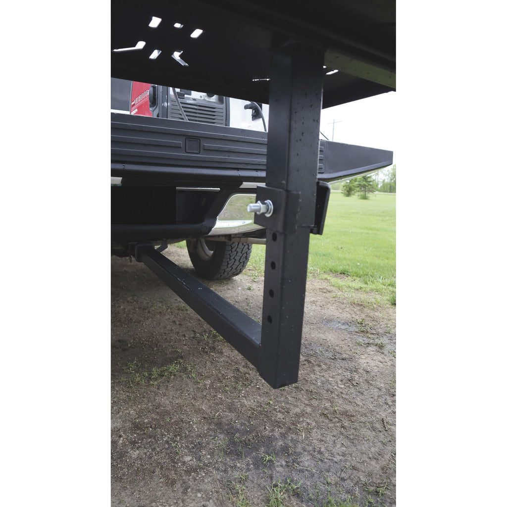 Folding Hitch-Mounted Steel Work Bench M798543